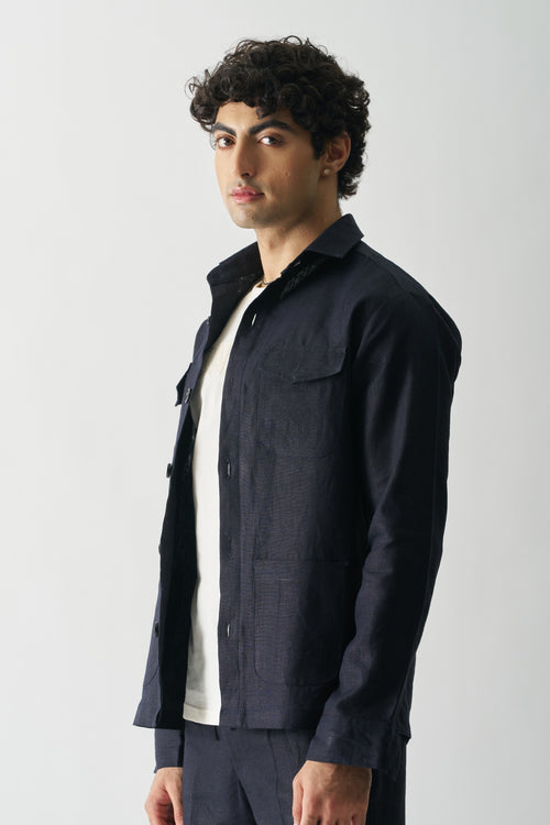 HARBOR BREEZE LINEN JACKET